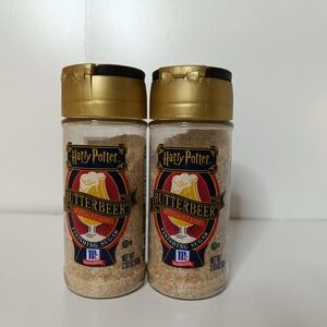 Lot Of 2 McCormick Harry Potter Finishing Sugar, Butterbeer 2.93 oz Bake Cook